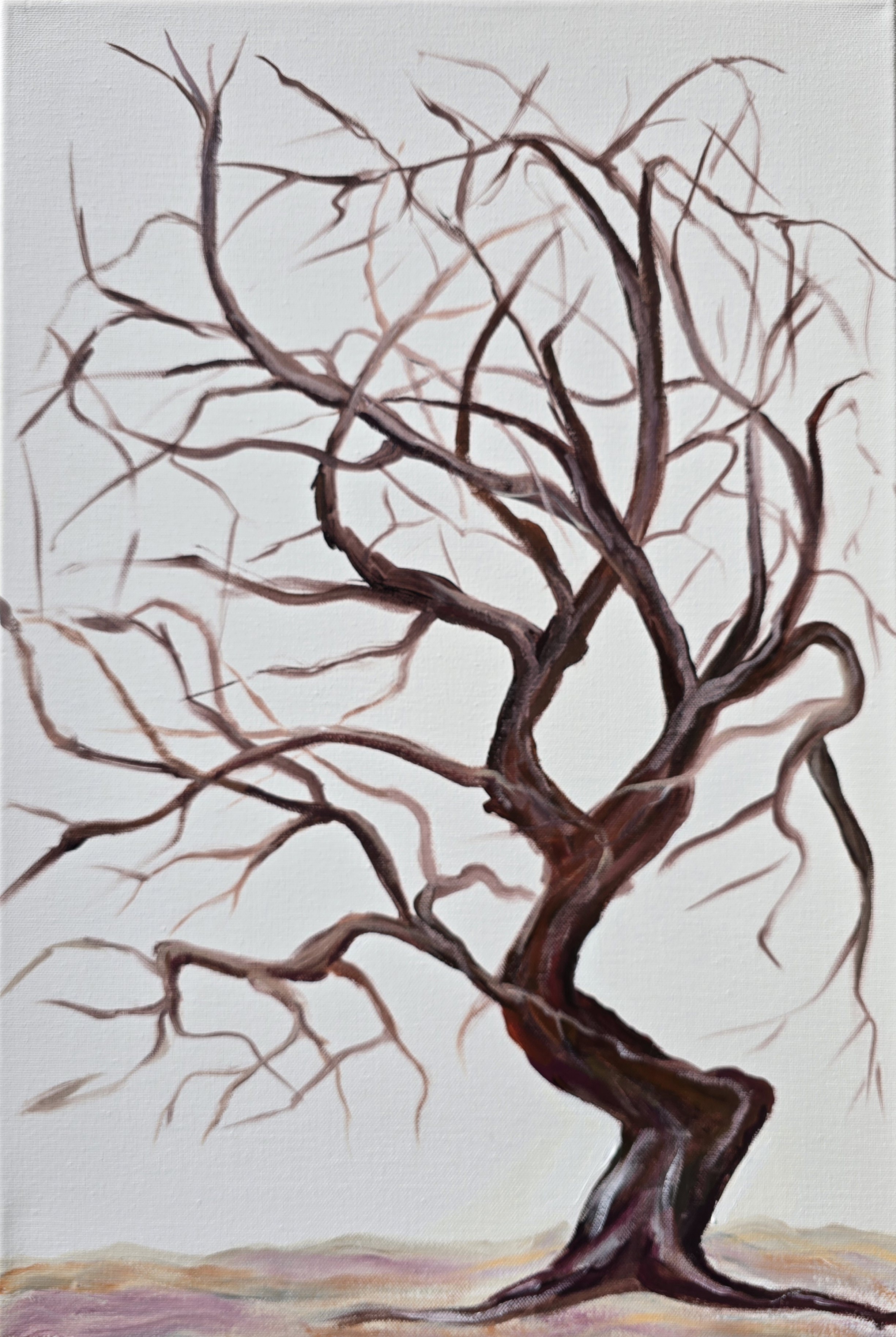 Abstract Tree Painting