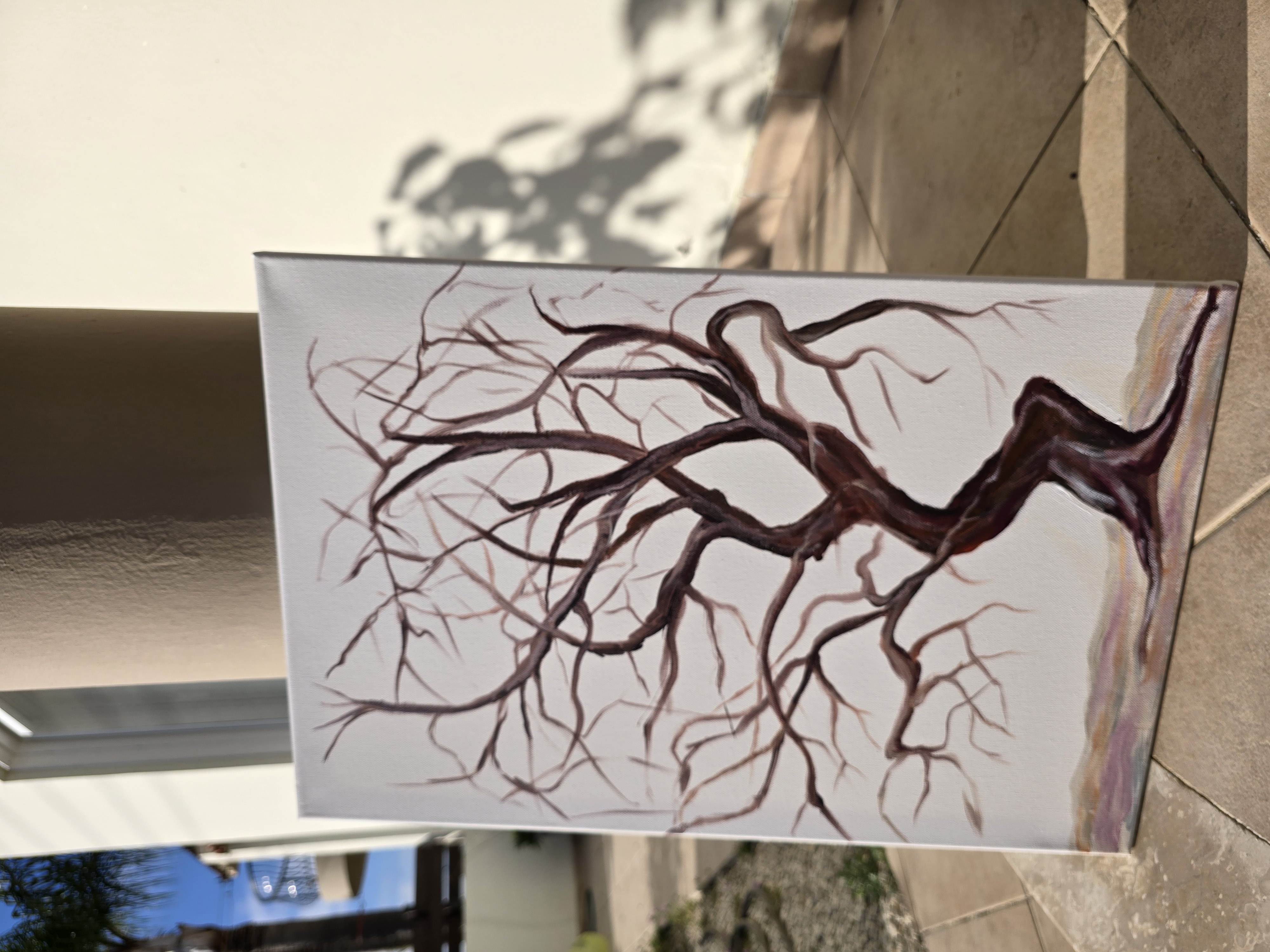 Abstract Tree Painting
