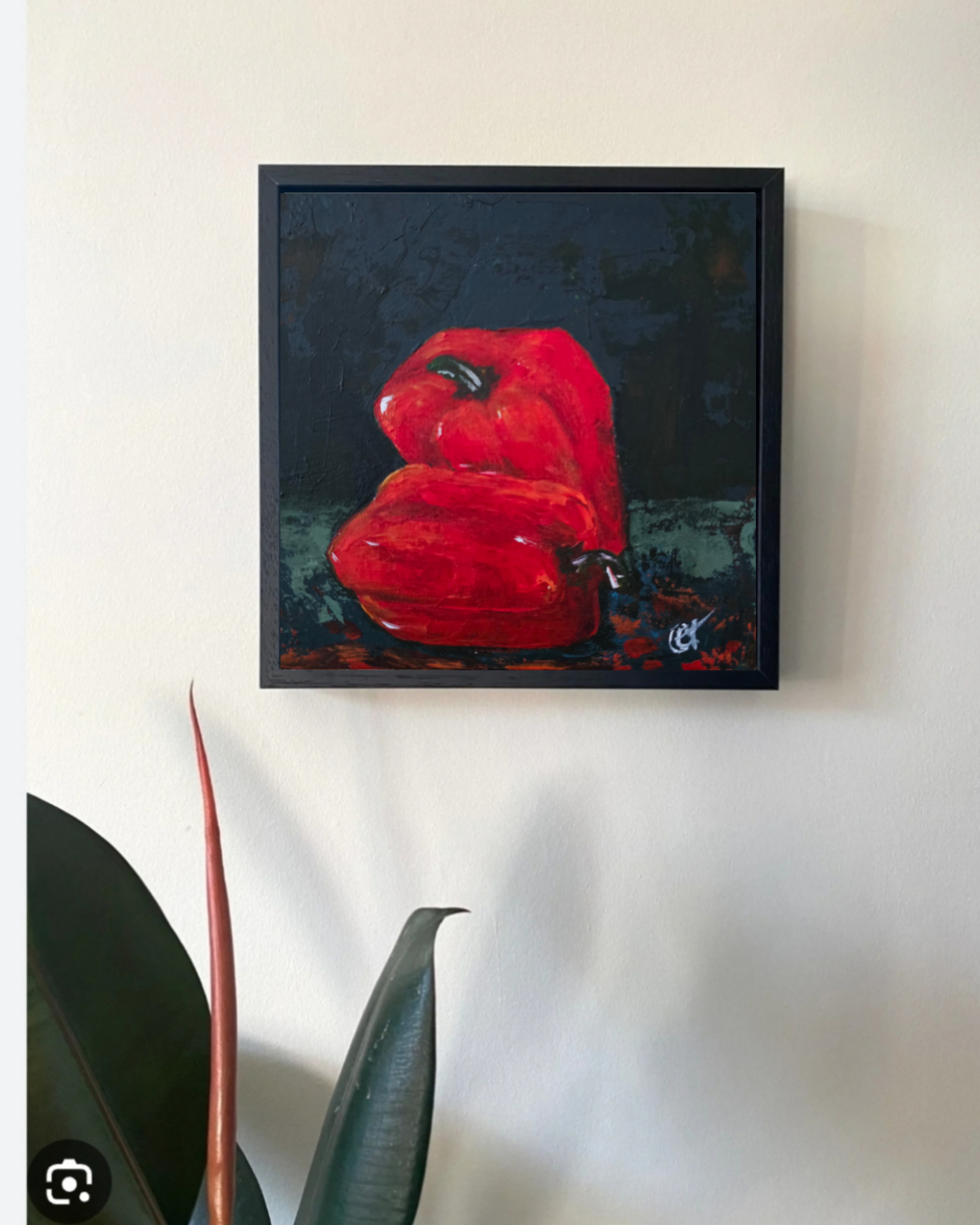 Red Bell Pepper Painting