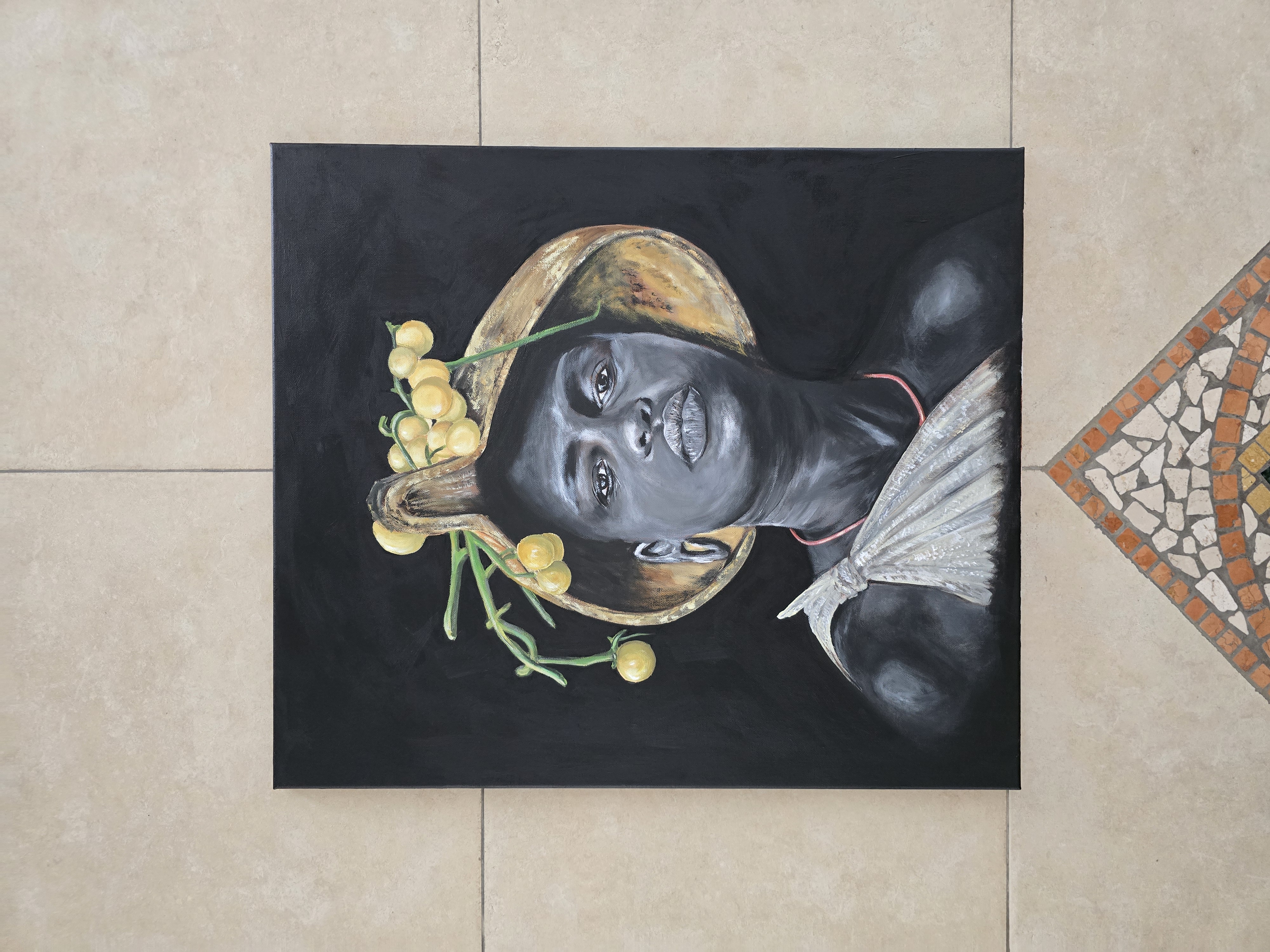 Portrait of an African tribe man