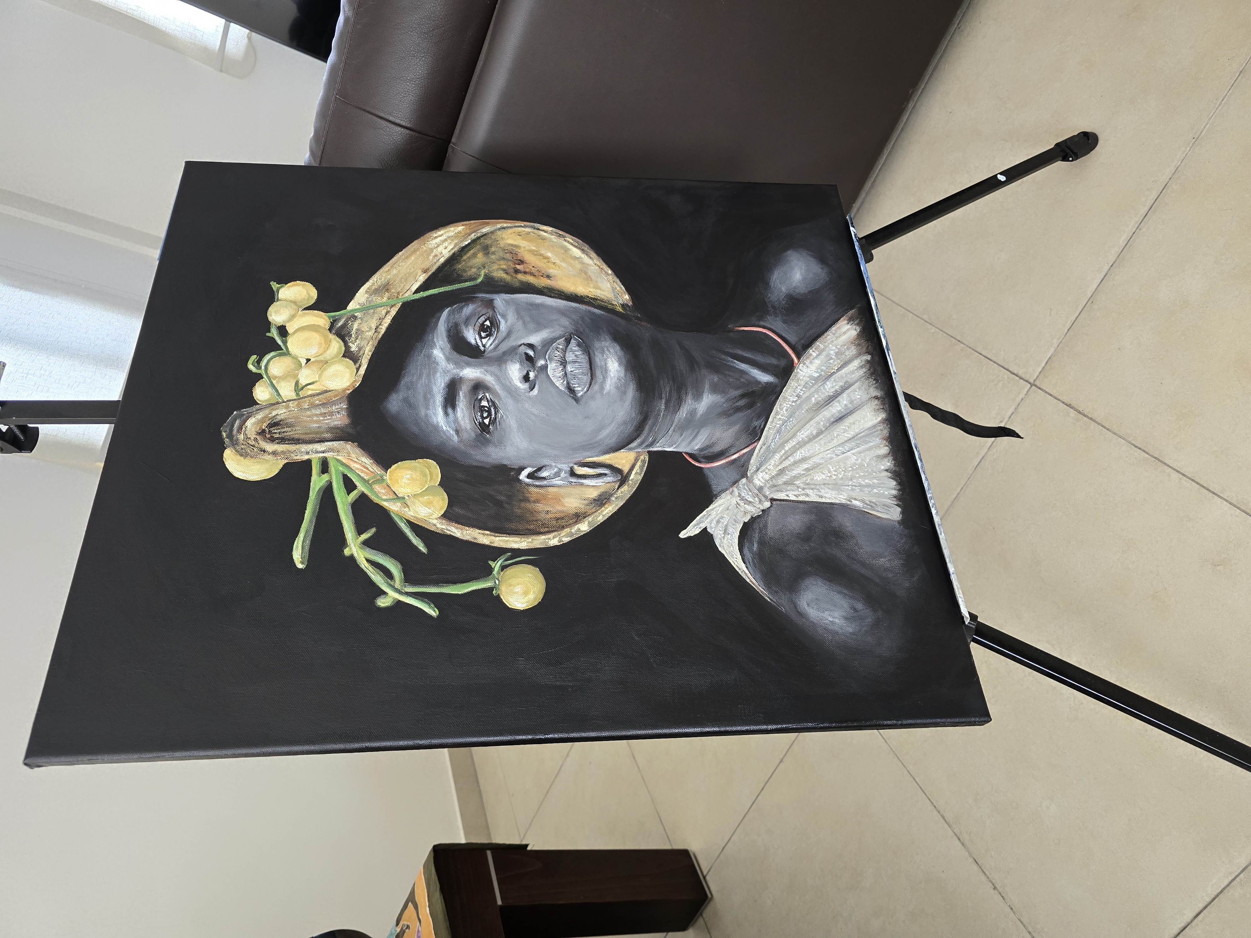 Portrait of an African tribe man