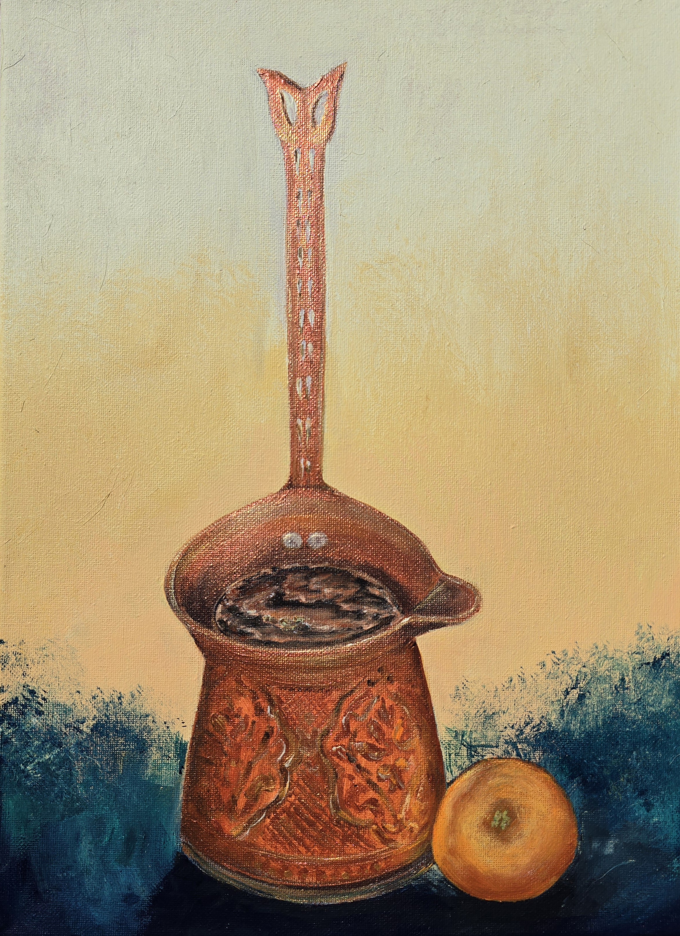 Vintage Copper Coffee Pot, Arabic coffee 