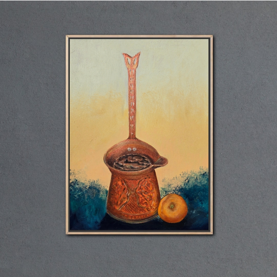 Vintage Copper Coffee Pot, Arabic coffee 