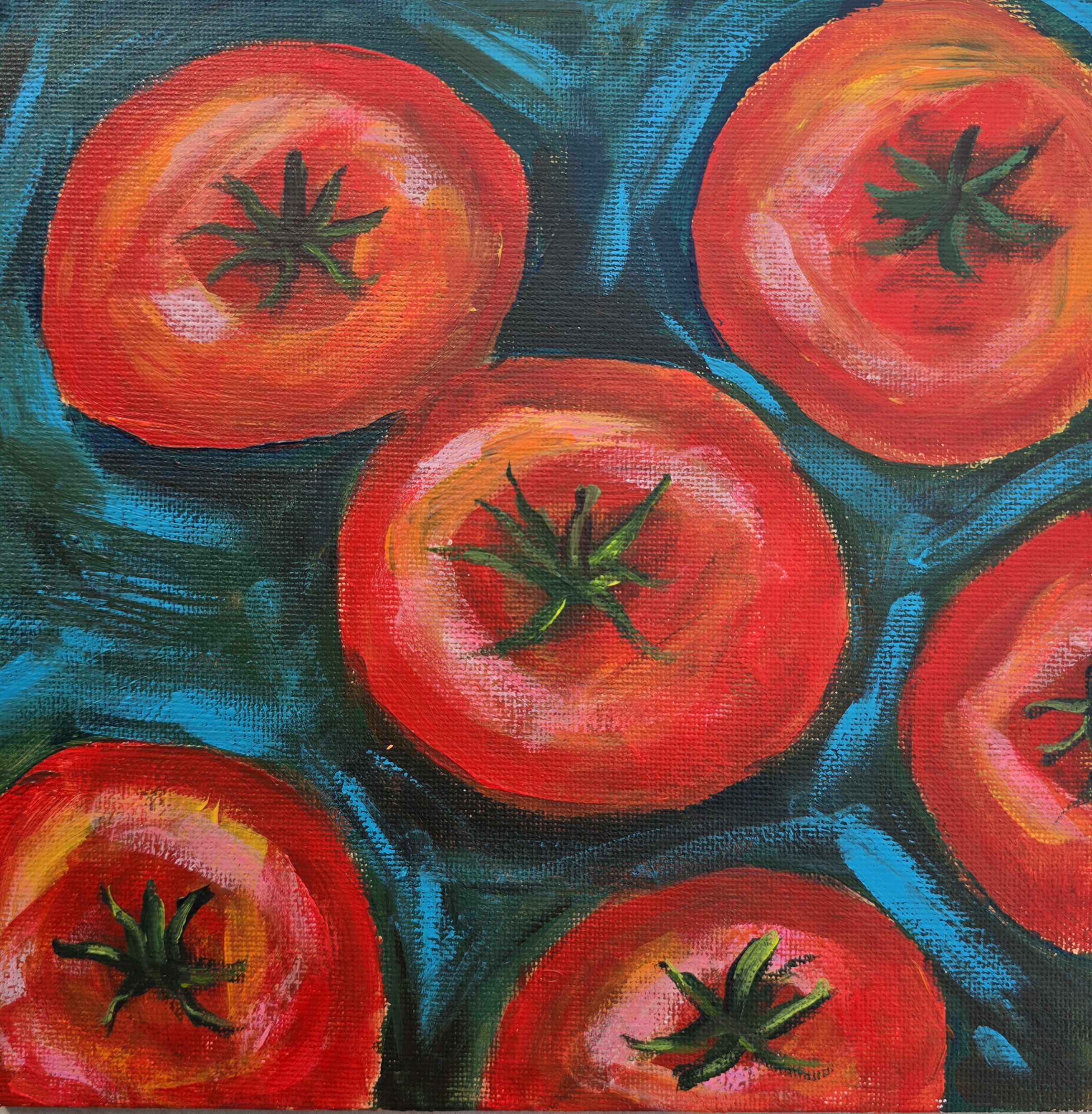 Tomato Art Painting