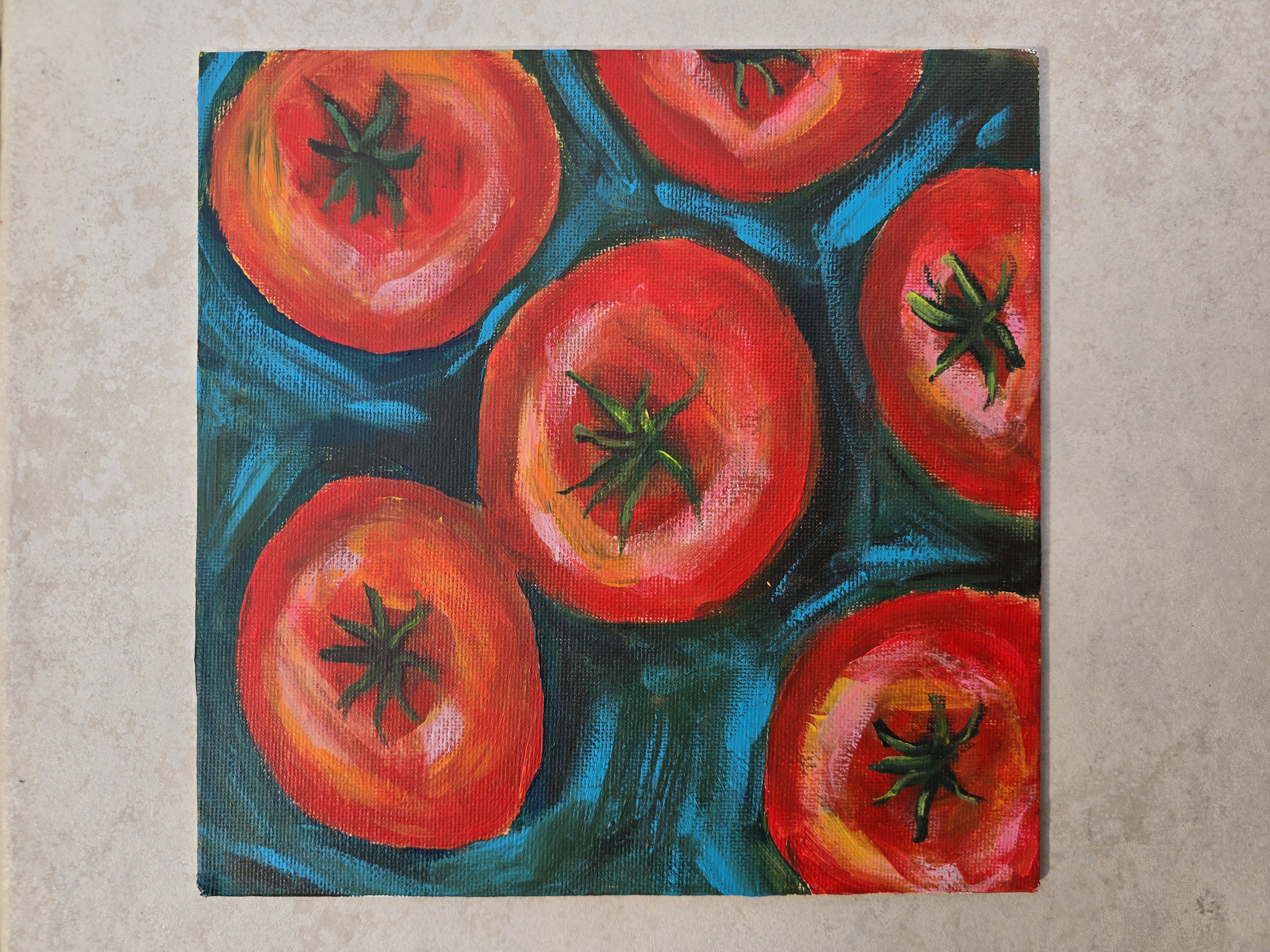 Tomato Art Painting