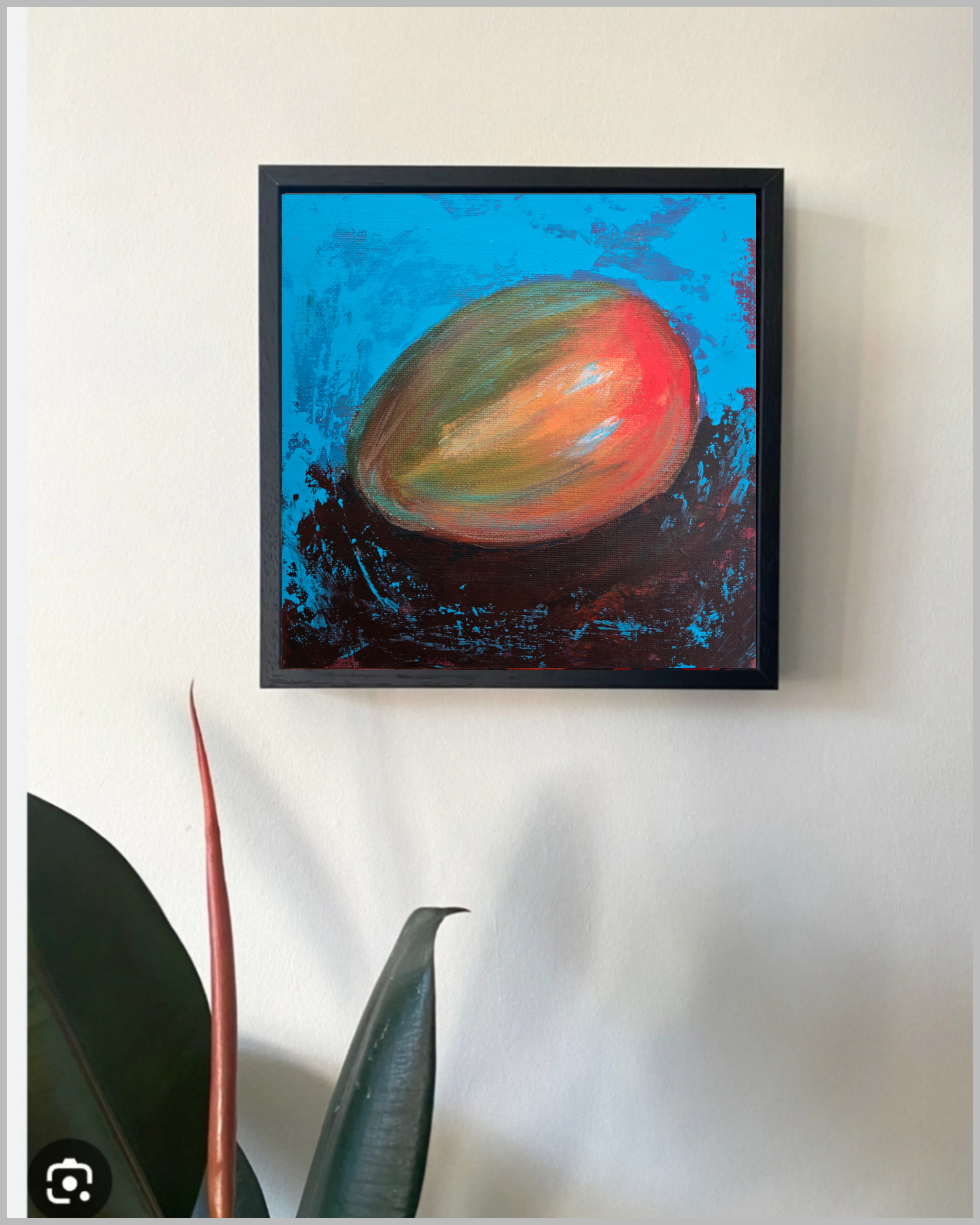 Abstract Mango Painting