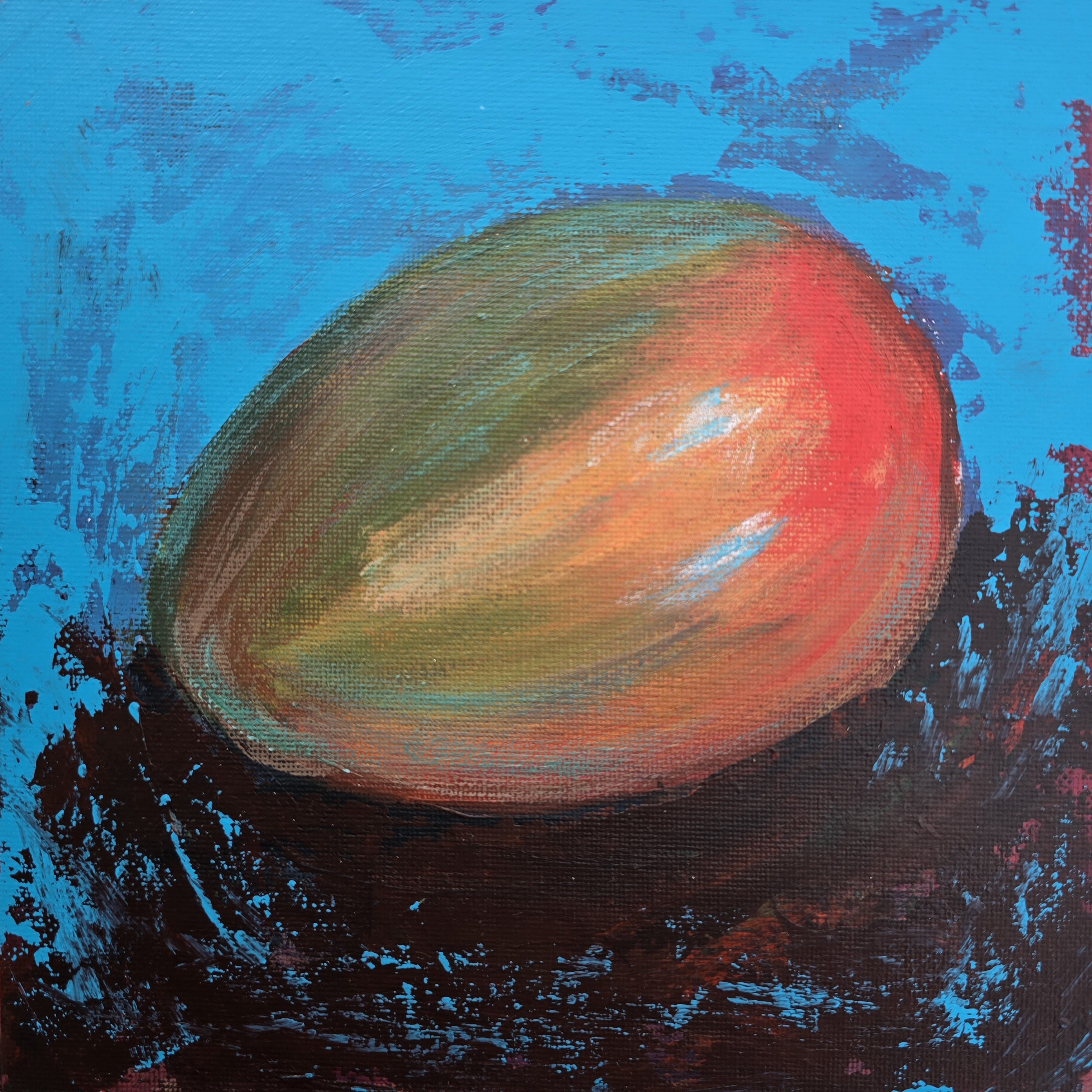 Abstract Mango Painting
