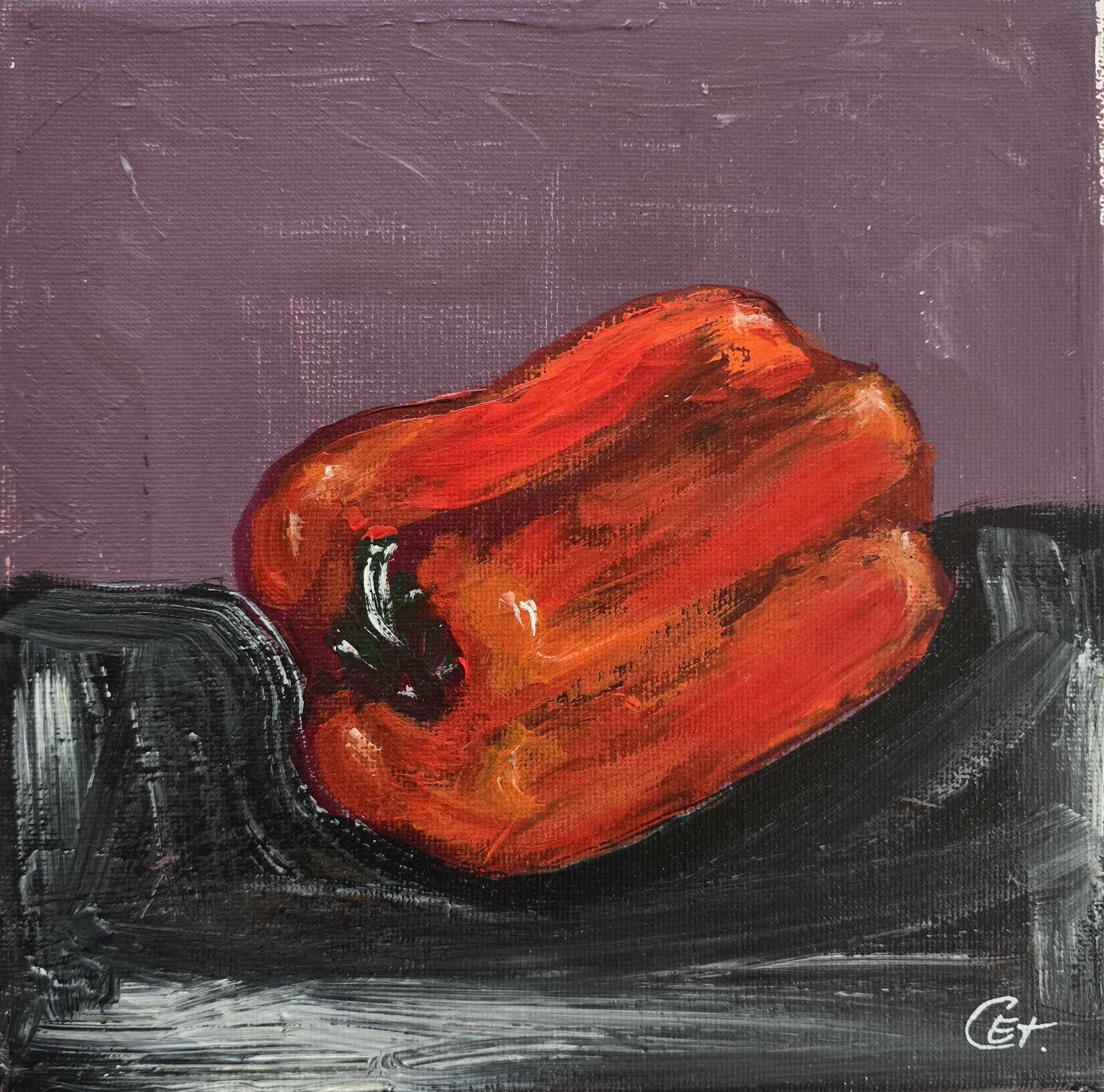 Bell Pepper Painting