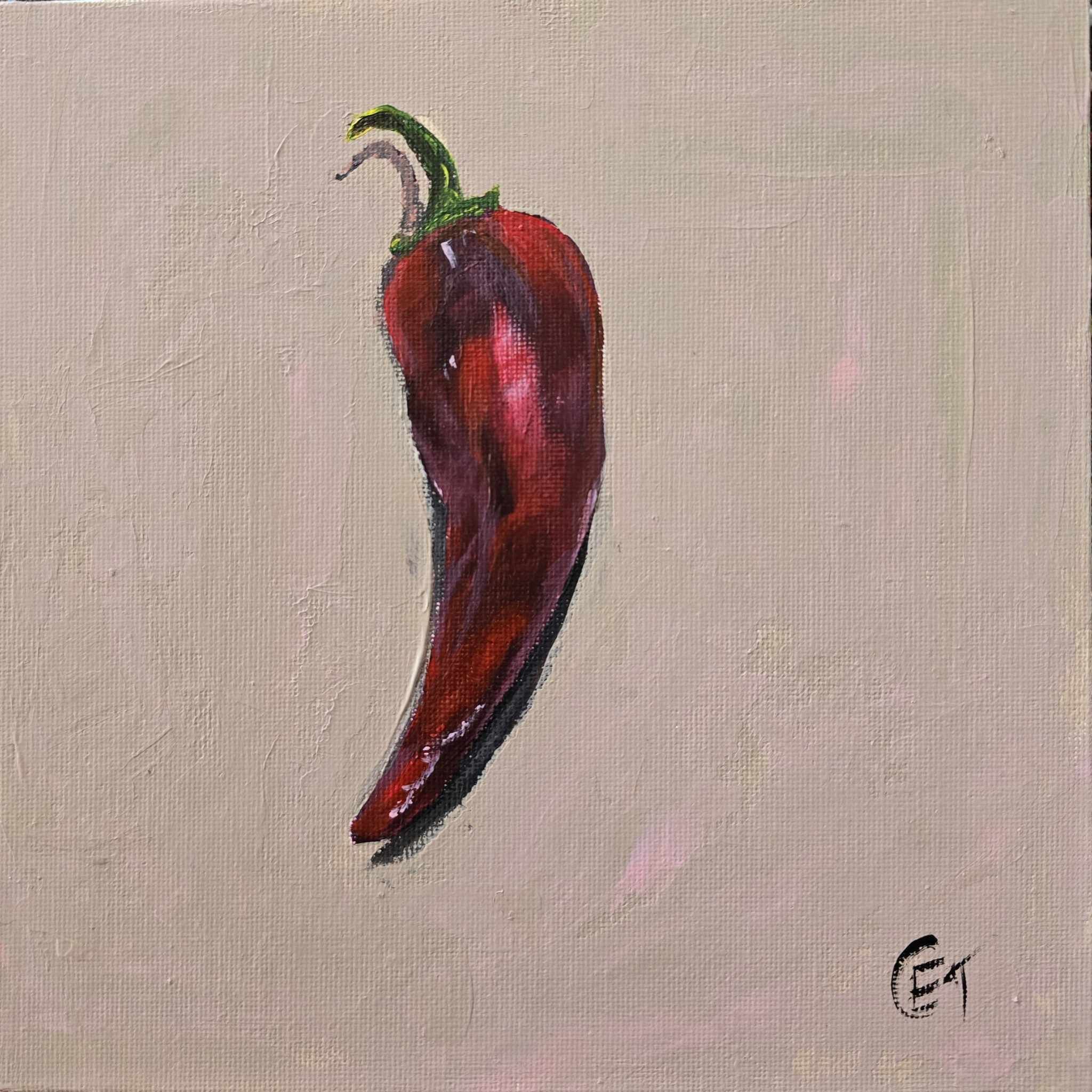 Chili Pepper Painting