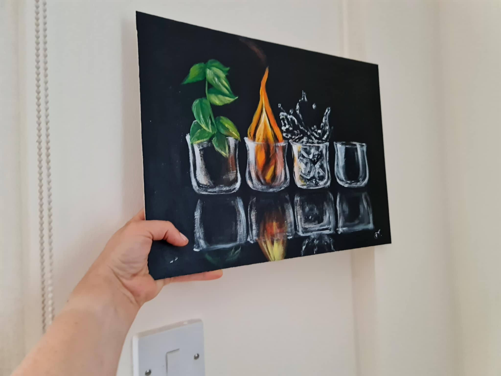 "Four Energies'" Still life painting 
