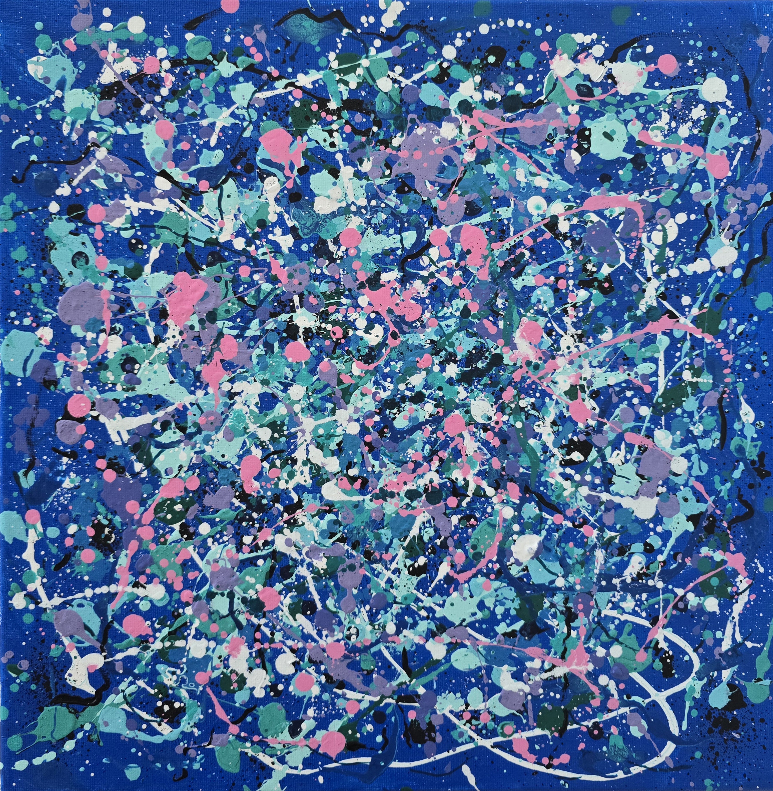 Abstract Splatter Painting