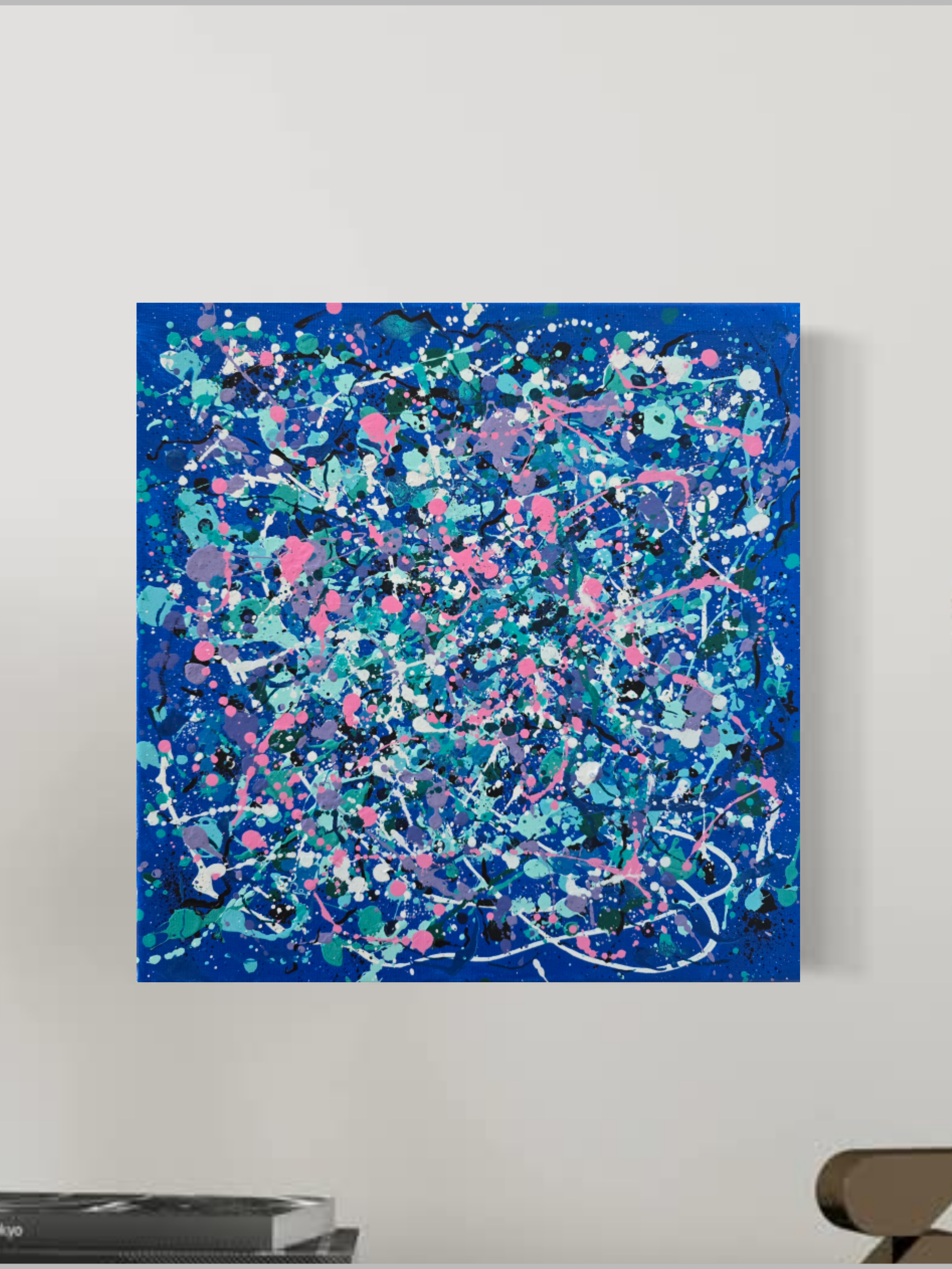 Abstract Splatter Painting