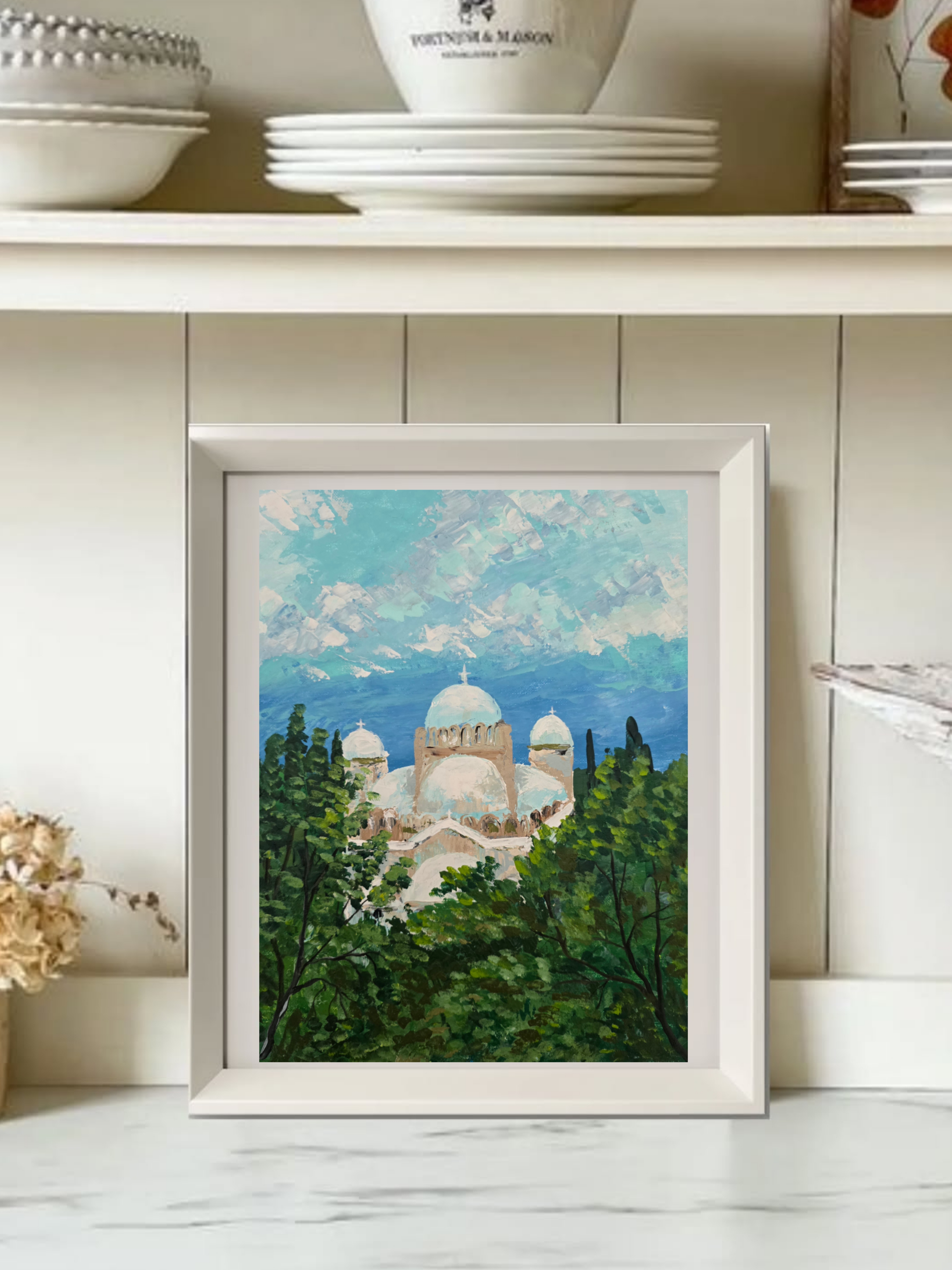 The church of Leivadia Xrisosotiros Akanthous 