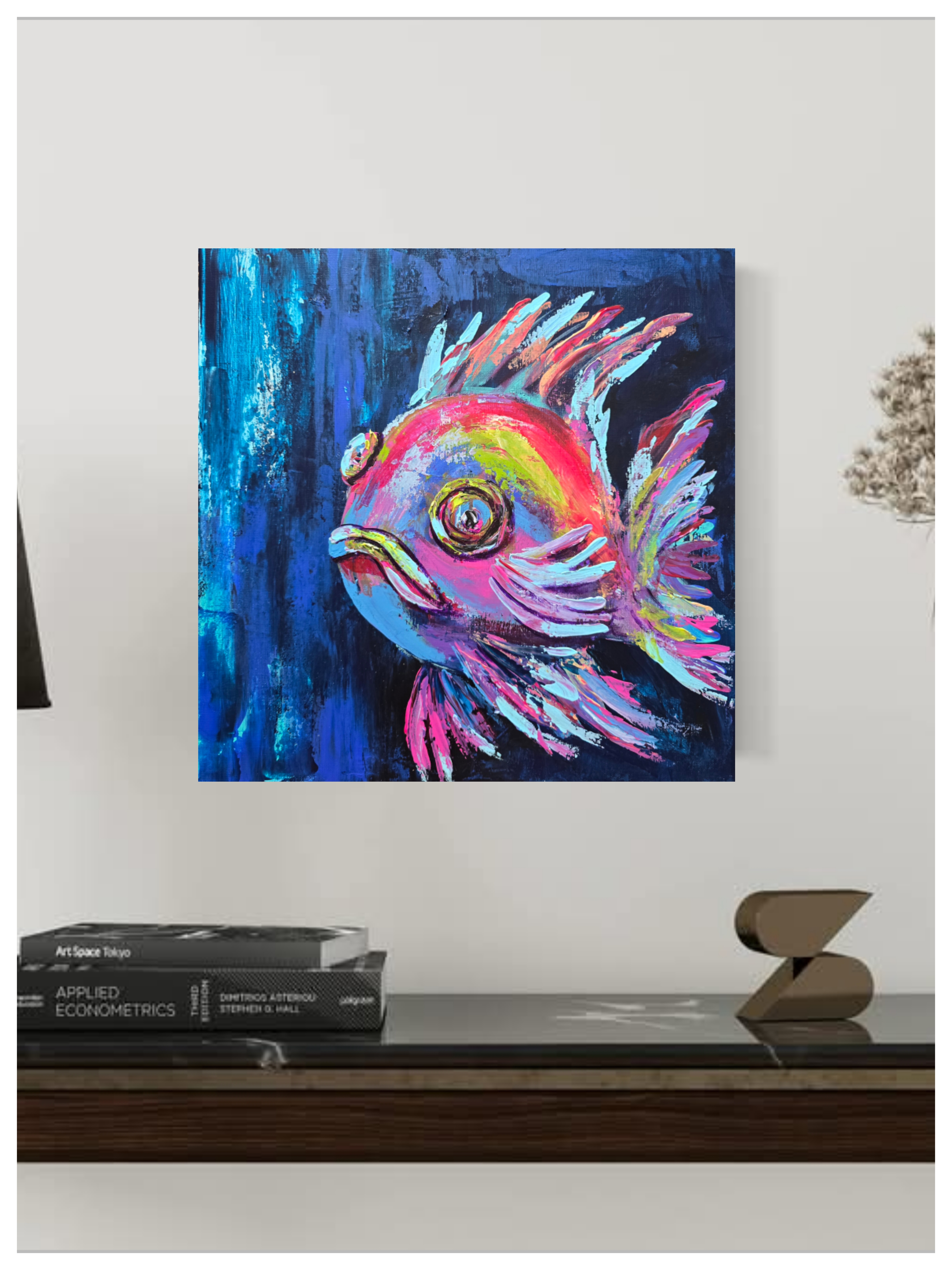 Vibrant Fish Painting
