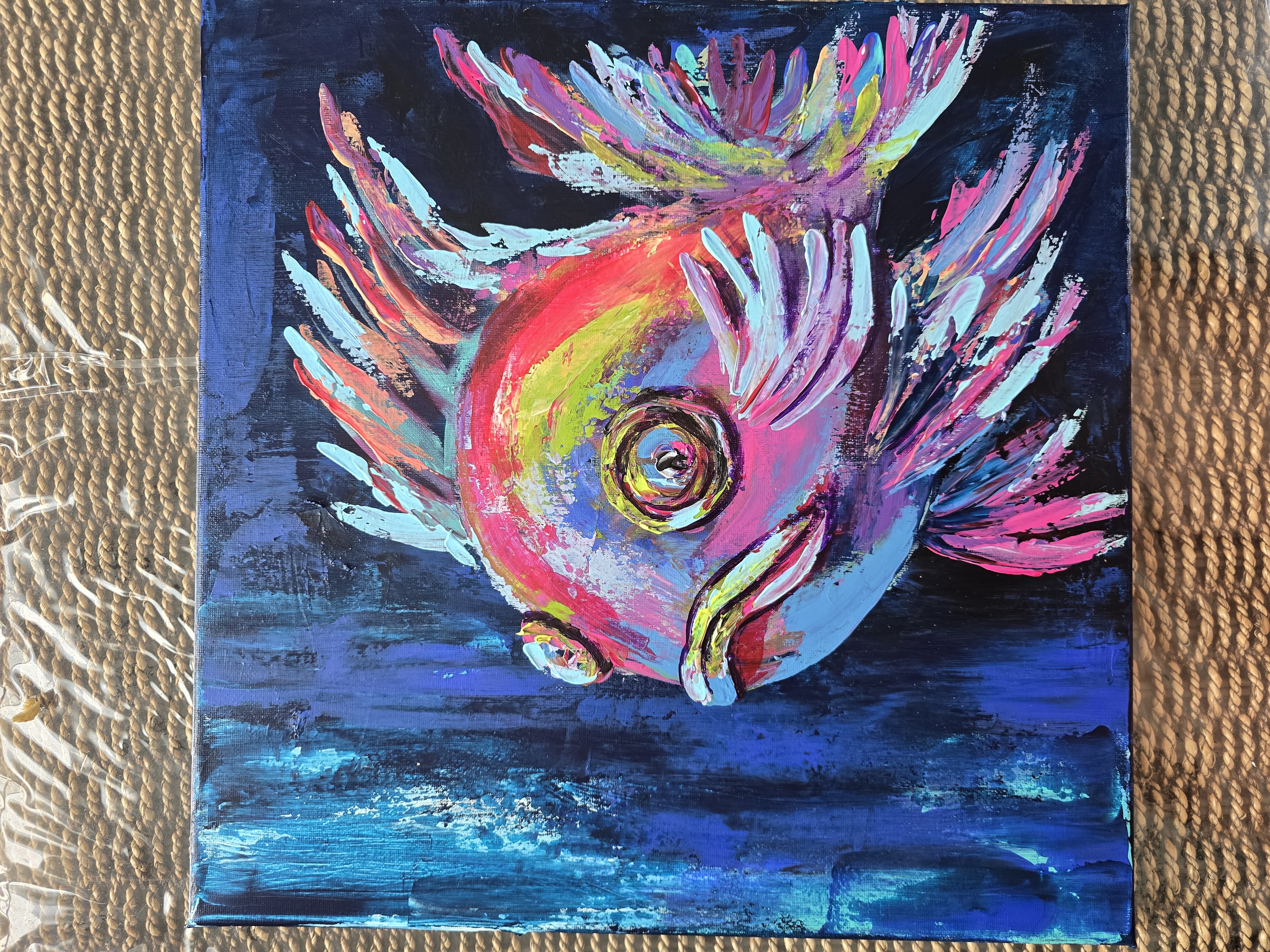Vibrant Fish Painting