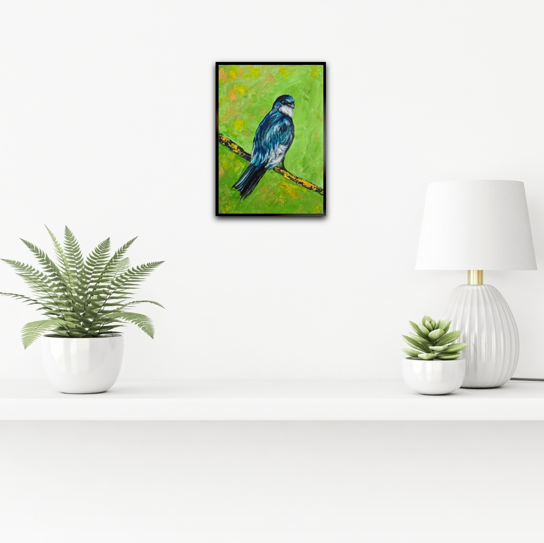 Bird Painting Tree Swallow 
