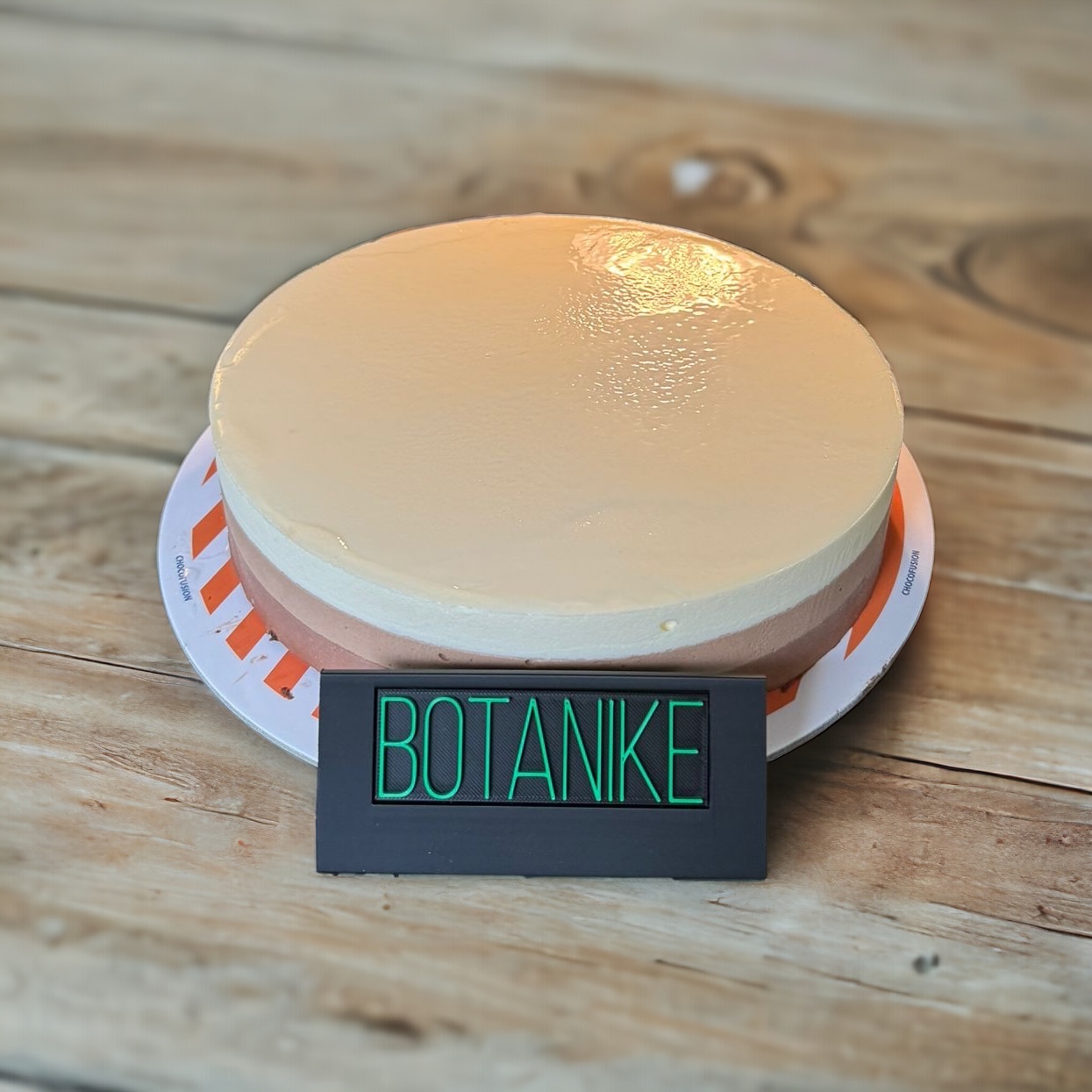 Poggia torte con logo personalizzato