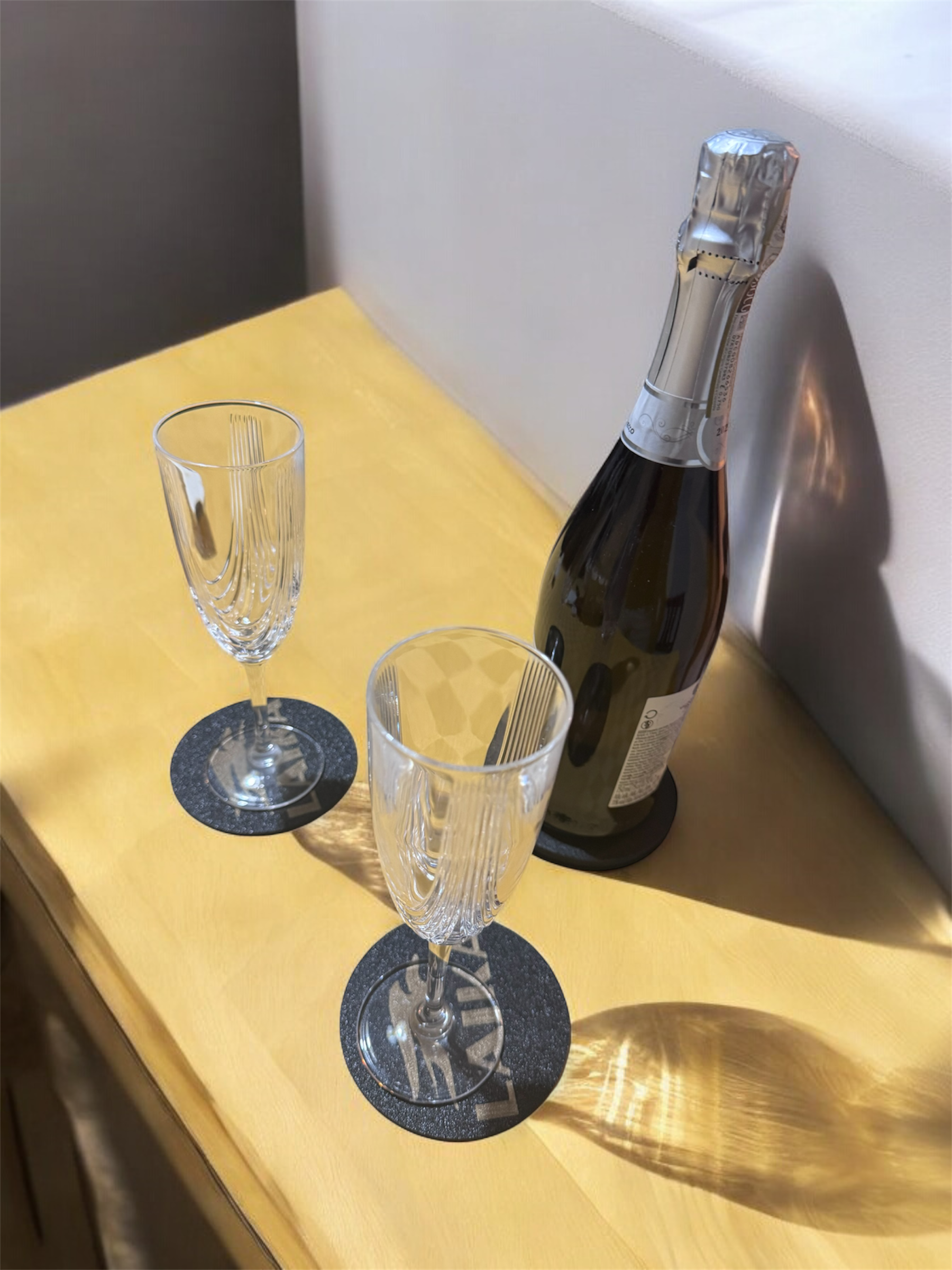 Poggia bicchieri personalizzato