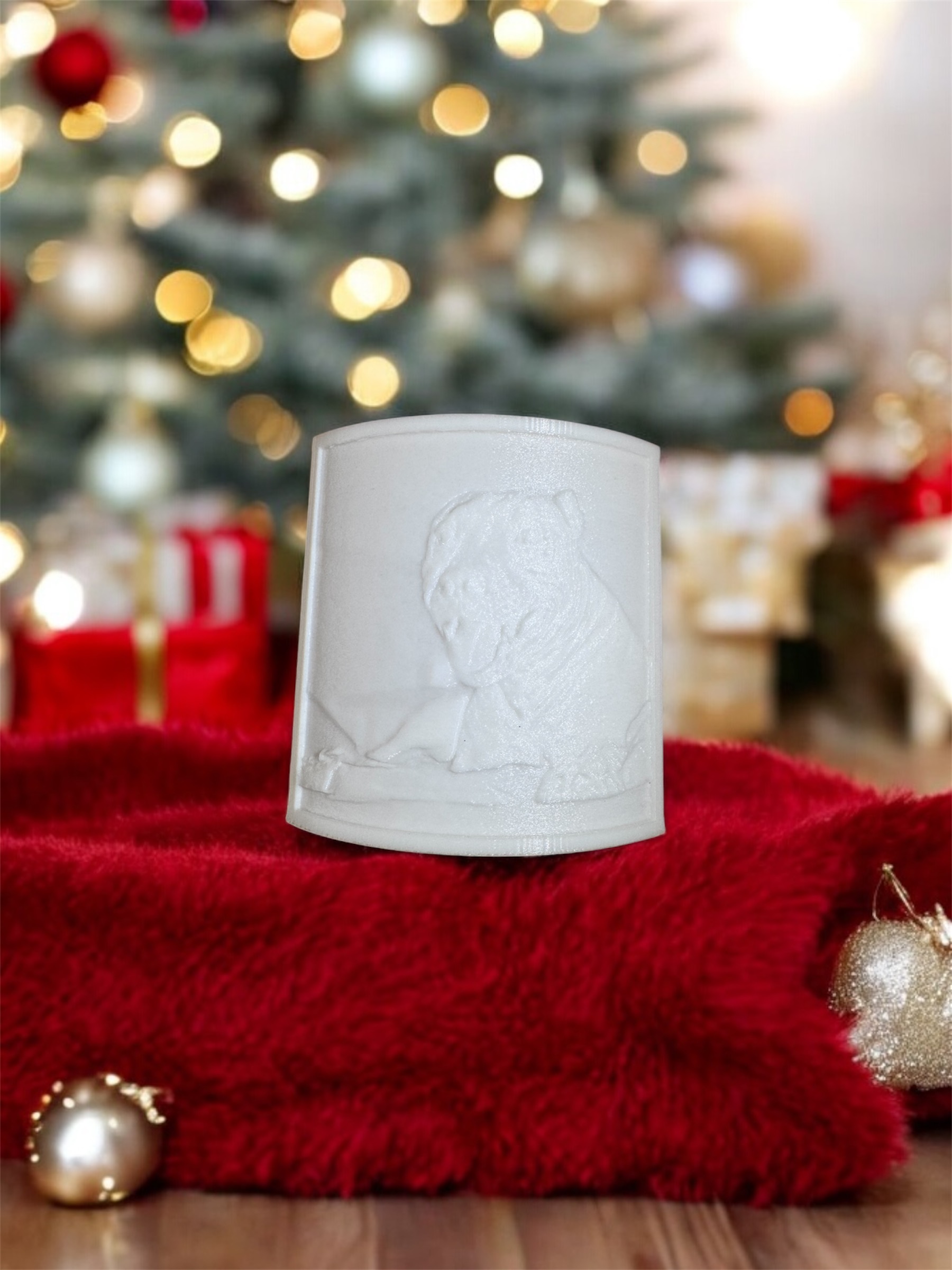 Litofania 3d- foto personalizzata in rilievo con lampadina