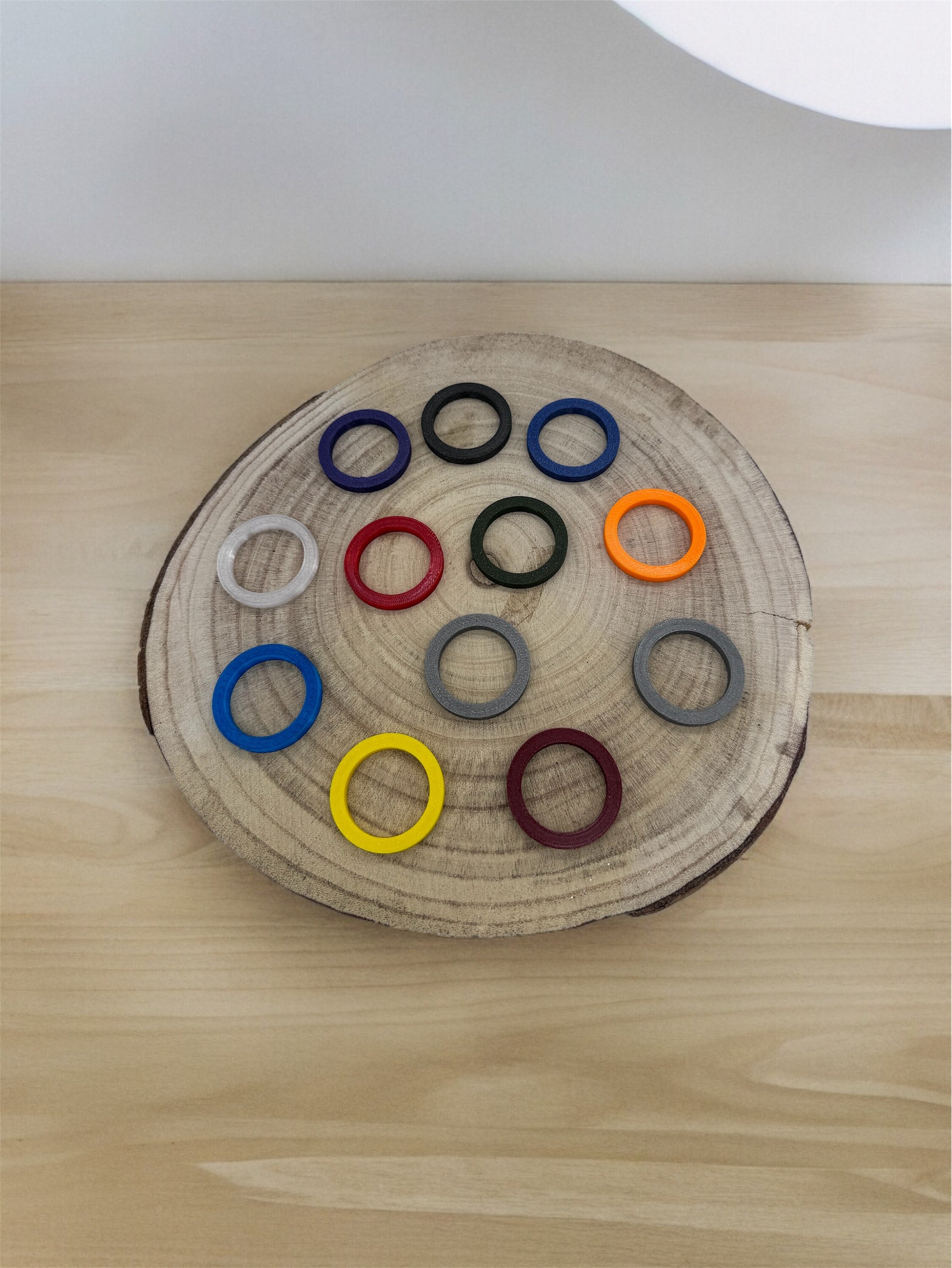 Anello con cordino per collana, anello per occhiali 