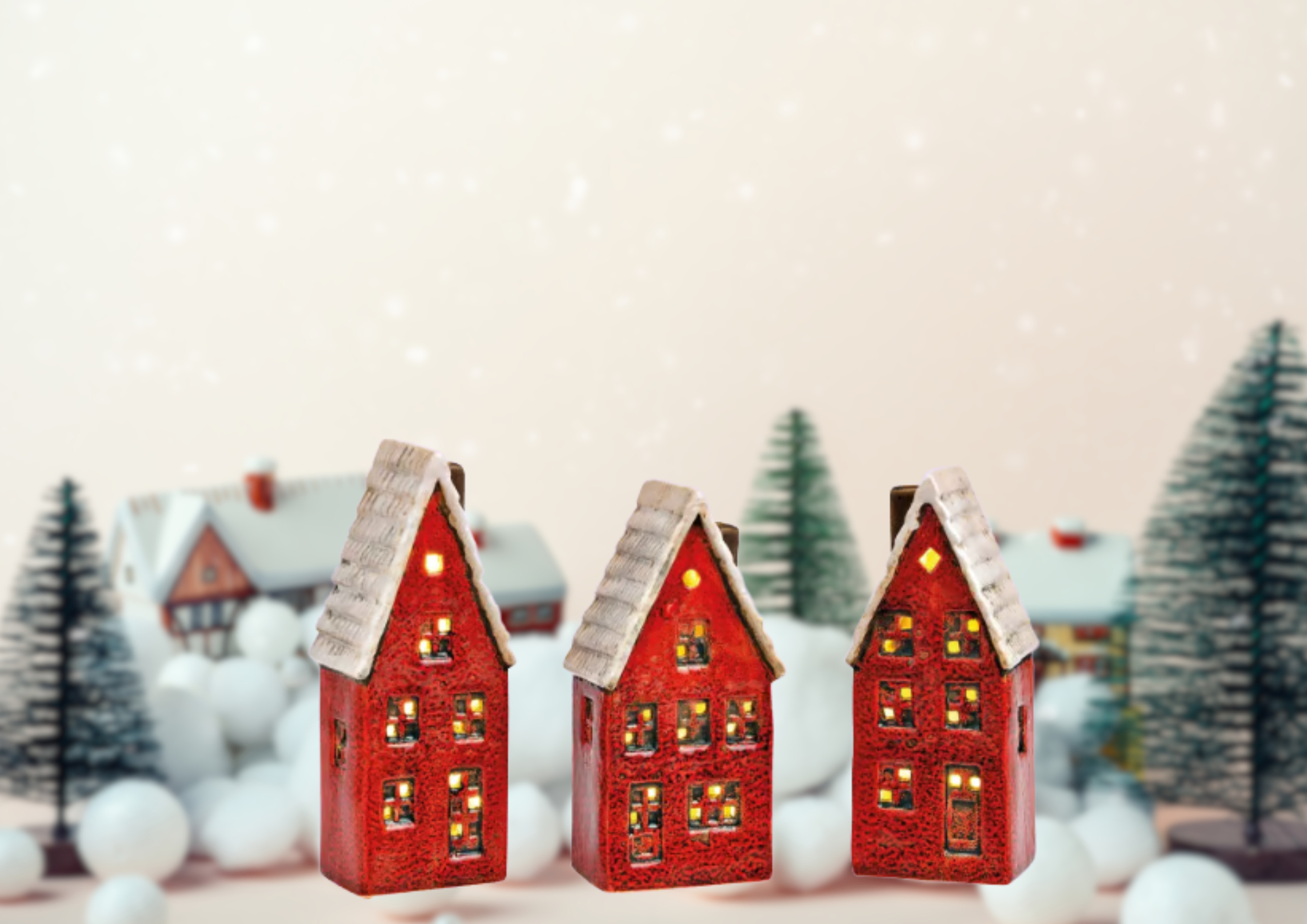 Maison de village de Noël 