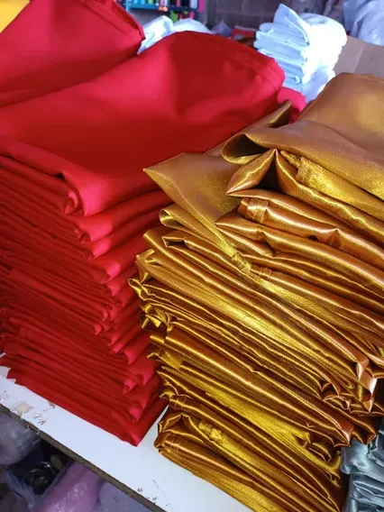 Red and Gold Fabric