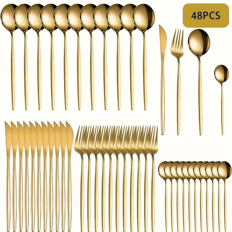 Cubiertos Premium Gold Collection