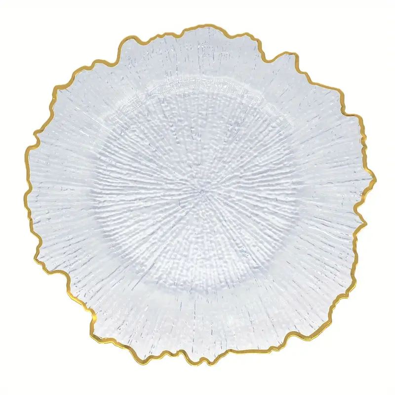 Platos Decorativos Coral Gold