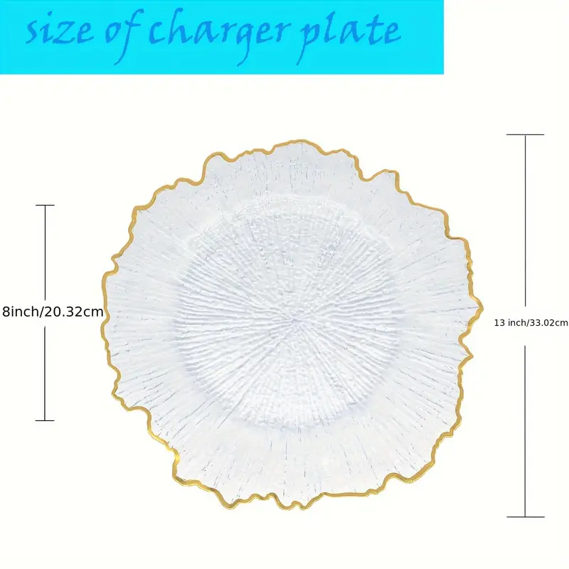 Platos Decorativos Coral Gold