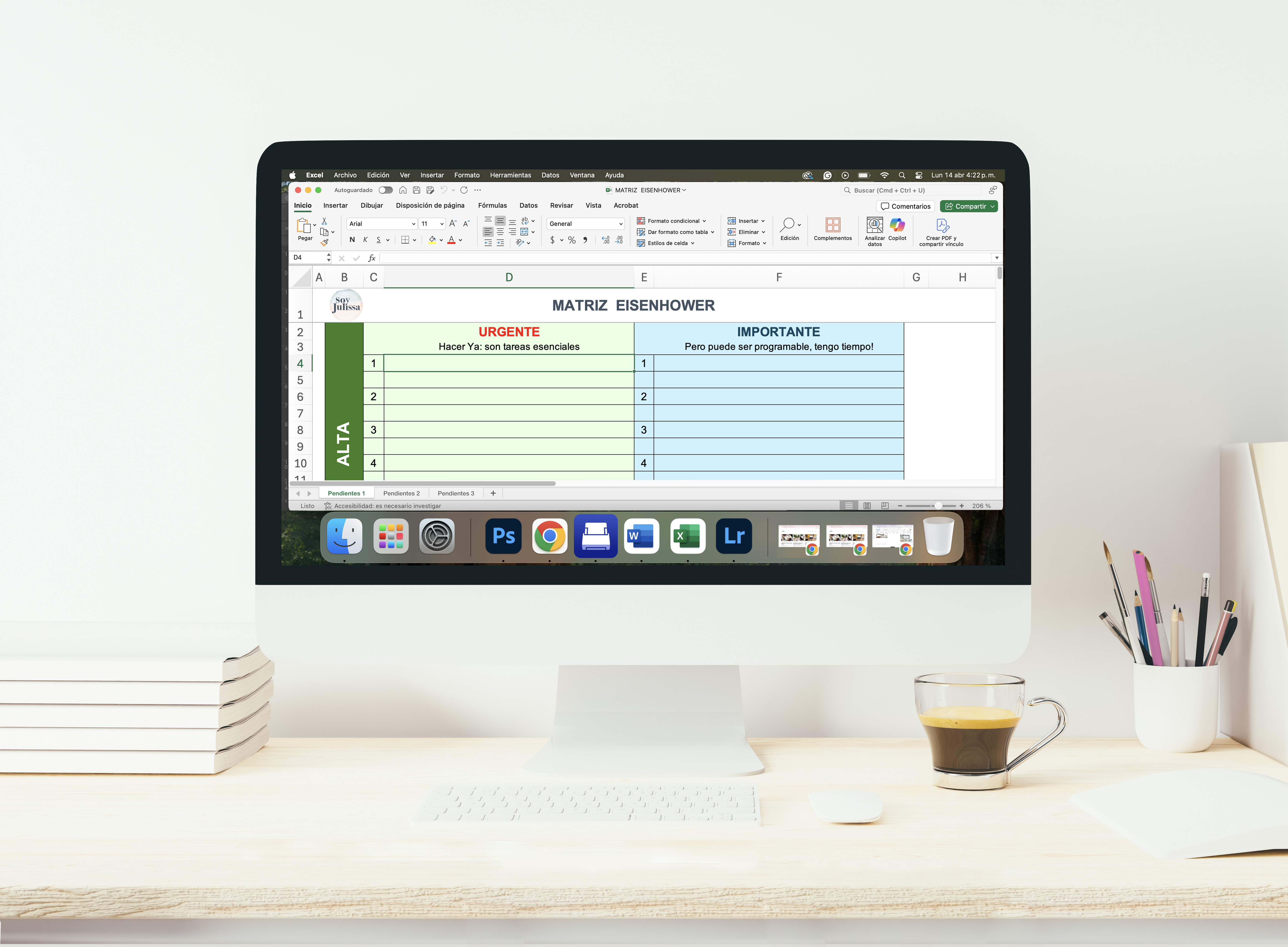 Matriz de Eisenhower: Descargable Gratis