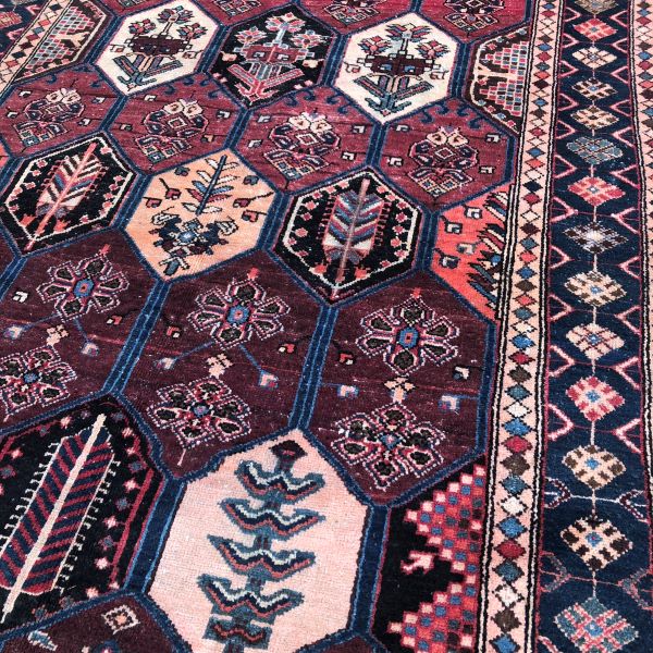 5x9 Maroon Vintage Rug