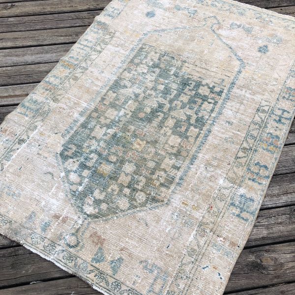 4x6 Worn Persian Rug 