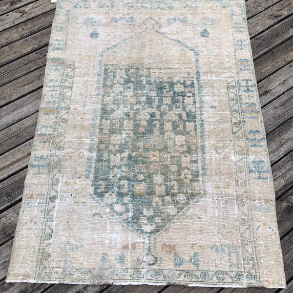 4x6 Worn Persian Rug 