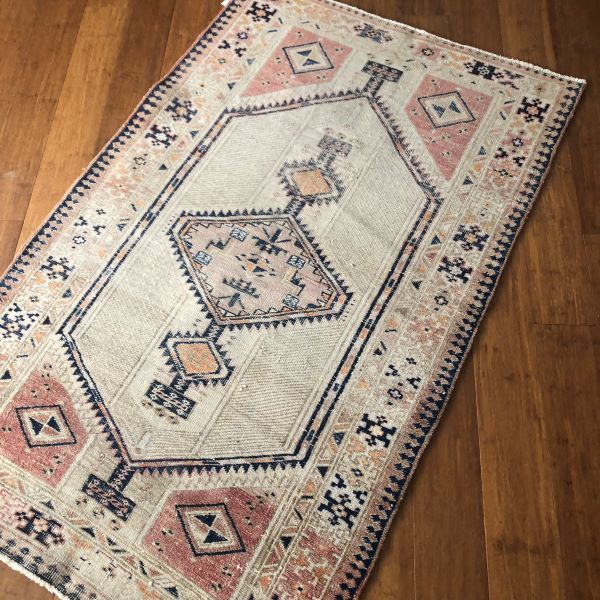 3x5 Beige Serape Rug