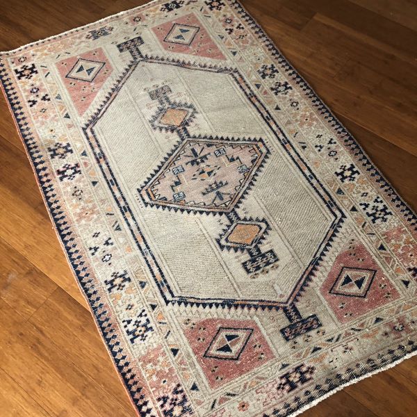 3x5 Beige Serape Rug