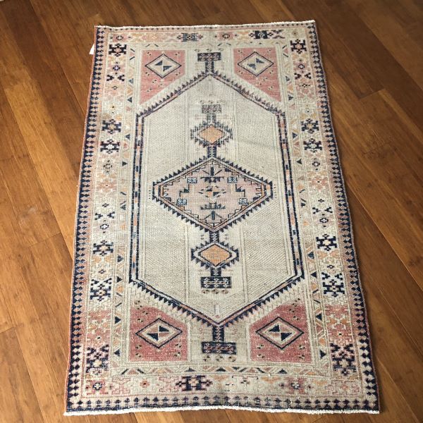 3x5 Beige Serape Rug