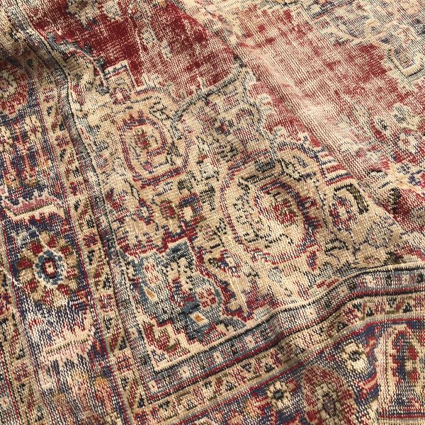 9x12 Distressed Vintage Rug