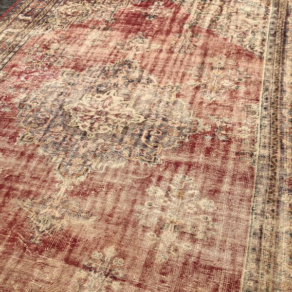 9x12 Distressed Vintage Rug