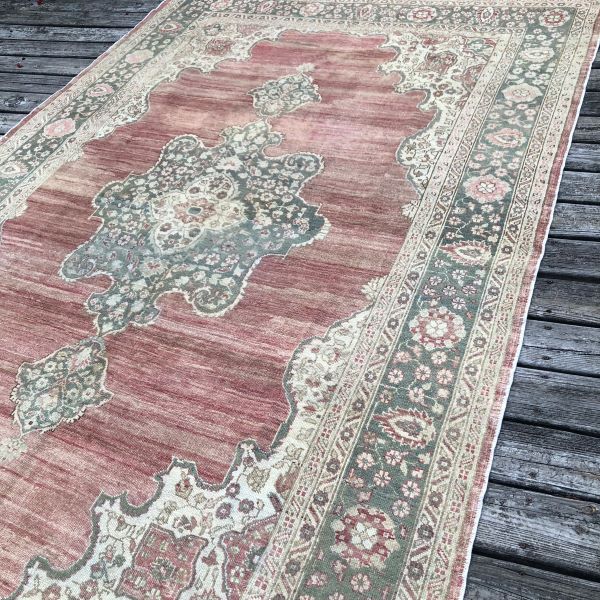 7x10 Berry Pink Vintage Rug