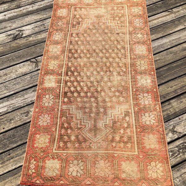 3x7 Brown Vintage Rug