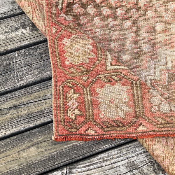 3x7 Brown Vintage Rug