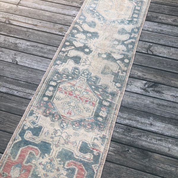 2x9 Worn Runner Rug