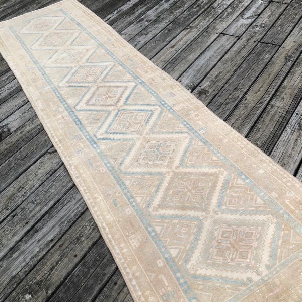 3x10 Worn Runner Rug 