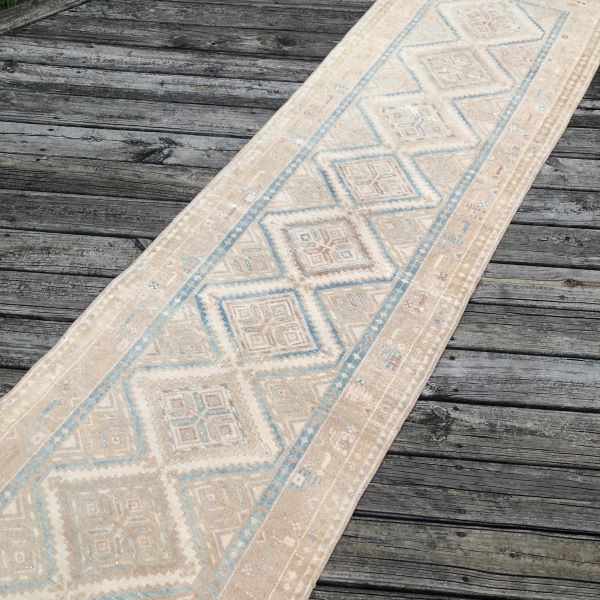 3x10 Worn Runner Rug 
