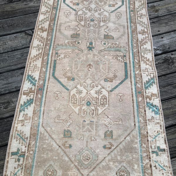 3x10 Beige Vintage Runner 