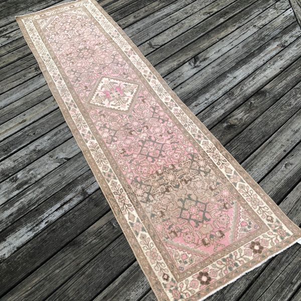 3x10 Pink Runner Rug 