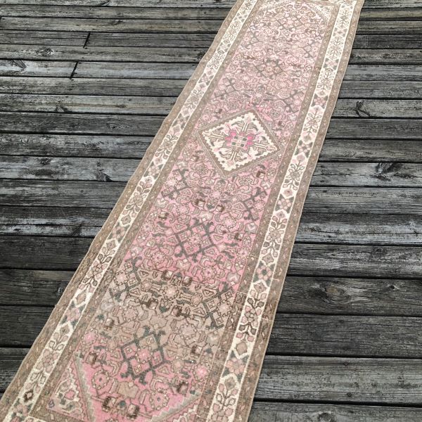 3x10 Pink Runner Rug 