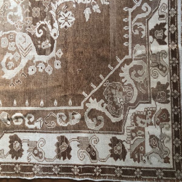 8x11 Brown Vintage Rug