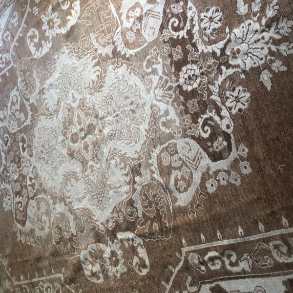 8x11 Brown Vintage Rug