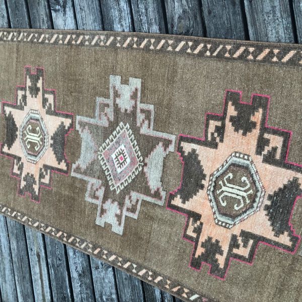 3x12 Brown Vintage Runner